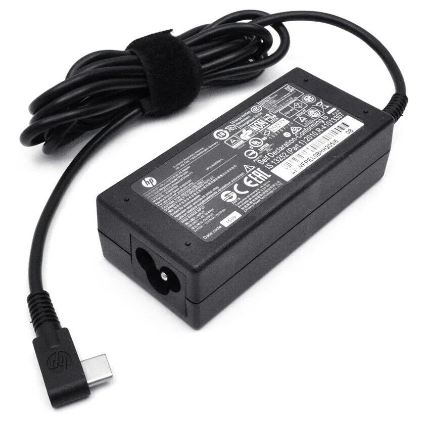 Original 45W USB type c ac adapter 15V 3A HP Chromebook 13 G1 Elite x2 1012 G1 Spectre 13-v000 13-v100 13t-v000 laptop charger - eBuy UAE